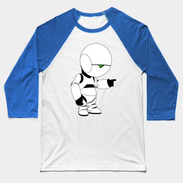 Marvin Baseball T-Shirt by tuditees